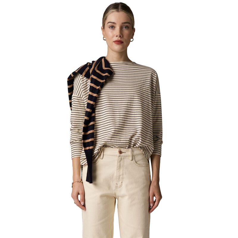 POL Signe Striped Tee image number 0
